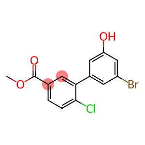 1 1 Biphenyl 3 Carboxylic Acid 3 Bromo 6 Chloro 5 Hydroxy