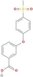 3-[(4-Methylsulfonyl)phenoxy]benzoic acid