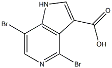 4,7-DIBROMO-5-AZAINDOLE-3-CARBOXYLIC ACID