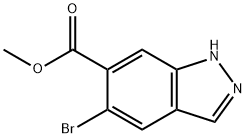 1H-Indazole-6-carboxylic acid, 5-bromo-, methyl ester