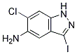 5-AMINO-6-CHLORO-3-IODO (1H)INDAZOLE