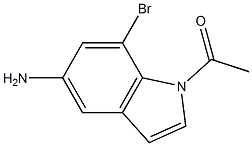 1-(5-氨基-7-溴-1H-吲哚-1-基)乙酮