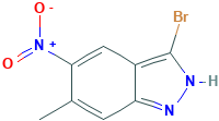 3-Bromo-6-methyl-5-nitro-1H-indazole