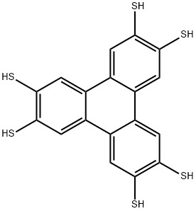 2,3,6,7,10,11-triphenylene-hexathiol, triphenylene-2,3,6,7,10,11-hexathiol, 2,3,6,7,10,11-triphenylenehexathiol, triphenylene hexathiol, THT