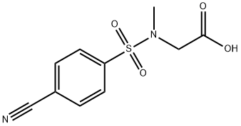 2-(N-methyl4-cyanobenzenesulfonamido)acetic acid