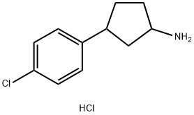 3-(4-chlorophenyl)cyclopentan-1-amine hydrochloride