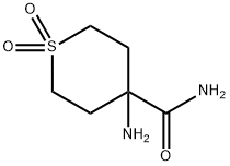 4-aminotetrahydro-2H-thiopyran-4-carboxamide 1,1-dioxide