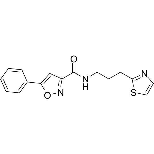 5-phenyl-N-(3-(thiazol-2-yl)propyl)isoxazole-3-carboxamide