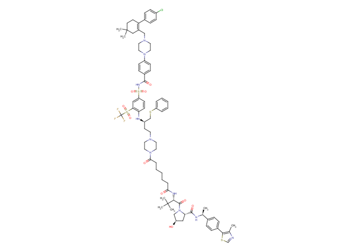 (2S,4R)-1-((S)-2-(7-(4-((R)-3-((4-(N-(4-(4-((4'-chloro-4,4-dimethyl-3,4,5,6-tetrahydro-[1,1'-biphenyl]-2-yl)methyl)piperazin-1-yl)benzoyl)sulfamoyl)-2-((trifluoromethyl)sulfonyl)phenyl)amino)-4-(pheny