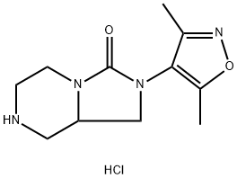 Imidazo[1,5-a]pyrazin-3(2H)-one, 2-(3,5-dimethyl-4-isoxazolyl)hexahydro-, hydrochloride (1:1)