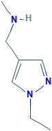 1H-Pyrazole-4-methanamine, 1-ethyl-N-methyl-