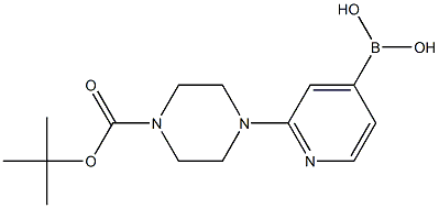 (2-(4-(叔-丁氧基羰基)哌嗪-1-基)吡啶-4-基)硼酸