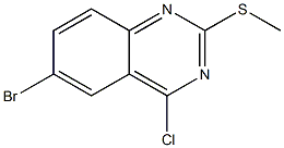 6-溴-4-氯-2-(甲基硫烷基)喹唑啉