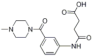 4-{3-[(4-methyl-1-piperazinyl)carbonyl]anilino}-4-oxobutanoic acid