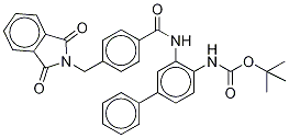 N-[3-[[4-[(1,3-Dihydro-1,3-dioxo-2H-isoindol-2-yl)methyl]benzoyl]amino][1,1'-biphenyl]-4-yl]carbamic Acid tert-Butyl Ester