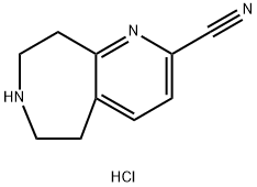 5H,6H,7H,8H,9H-pyrido[2,3-d]azepine-2-carbonitrile dihydrochloride