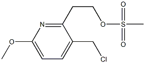 2-[3-(chloromethyl)-6-methoxypyridin-2-yl]ethyl methanesulfonate