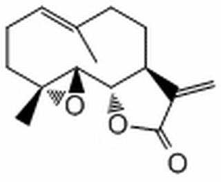 2,3,6,7,7a,8,10a,10b-Octahydro-1a,5-dimethyl-8-methyleneoxireno(9,10)cyclodeca(1,2-b)furan-9(1aH)-one