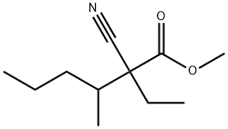 2-氰基-2-乙基-3-甲基己酸甲酯