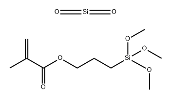 2-Propenoic acid, 2-methyl-, 3-(trimethoxysilyl)propyl ester, reaction products with cristobalite (SiO2)