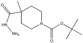 tert-butyl 4-(hydrazinecarbonyl)-4-methylpiperidine-1-carboxylate