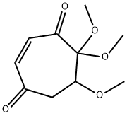 2-Cycloheptene-1,4-dione, 5,5,6-trimethoxy-