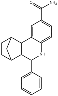 7,10-Methanophenanthridine-2-carboxamide, 5,6,6a,7,8,9,10,10a-octahydro-6-phenyl-