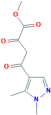 Methyl 4-(1,5-dimethyl-1H-pyrazol-4-yl)-2,4-dioxobutanoate