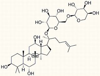 β-D-Glucopyranoside, (3β,6α,12β)-3,6,12-trihydroxydammar-24-en-20-yl 6-O-α-L-arabinopyranosyl-