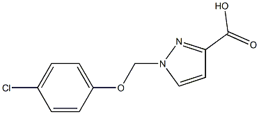 1-[(4-chlorophenoxy)methyl]-1h-pyrazole-3-carboxylic acid