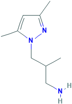 1H-Pyrazole-1-propanamine, β,3,5-trimethyl-