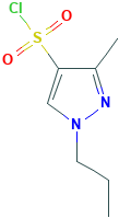 3-甲基-1-丙基-1h-吡唑-4-磺酰氯