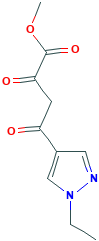 Methyl 4-(1-ethyl-1H-pyrazol-4-yl)-2,4-dioxobutanoate