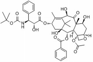 Docetaxel      N-debenzoyl-N-tert-butoxycarbonyl-10-deacetyl taxol