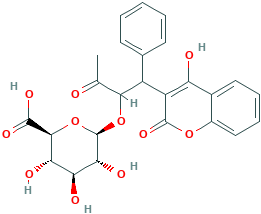 10-Hydroxy Warfarin β-D-Glucuronide