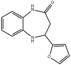 2H-1,5-Benzodiazepin-2-one, 4-(2-furanyl)-1,3,4,5-tetrahydro-