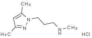 3-(3,5-二甲基-1H-吡唑-1-基)-N-甲基丙烷-1-胺