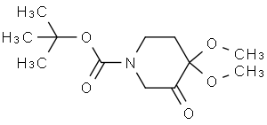 tert-Butyl 4,4-dimethoxy-3-oxopiperidine-1-carboxylate