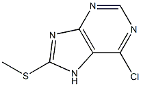 6-chloro-8-methylsulfanyl-7H-purine