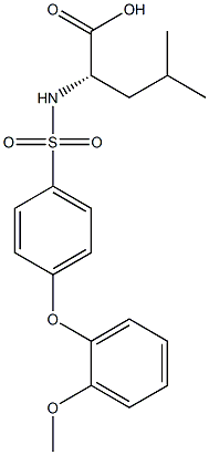 N-[4-(2-甲氧基苯氧基)苯磺酰基]-DL-亮氨酸