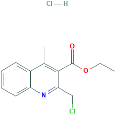 ETHYL 2-(CHLOROMETHYL)-4-METHYLQUINOLINE-3-CARBOXYLATE HYDROCHLORIDE