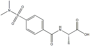 2-([4-[(DIMETHYLAMINO)SULFONYL]BENZOYL]AMINO)PROPANOIC ACID