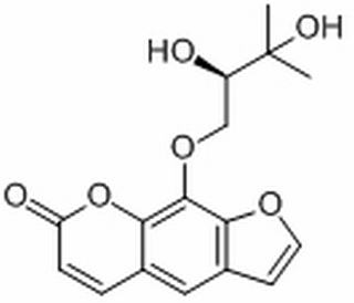 7H-Furo[3,2-g][1]benzopyran-7-one,9-[(2R)-2,3-dihydroxy-3-methylbutoxy]-