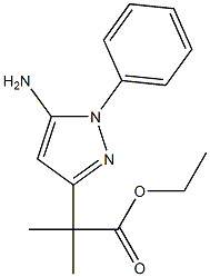 ethyl 2-(5-amino-1-phenyl-1H-pyrazol-3-yl)-2-methylpropanoate