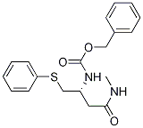 CarbaMic acid, N-[(1R)-3-(MethylaMino)-3-oxo-1-[(phenylthio)Methyl]propyl]-, phenylMethyl ester