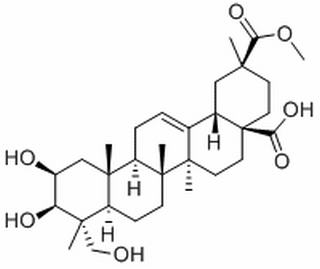Olean-12-ene-28,29-dioicacid, 2,3,23-trihydroxy-, 29-methyl ester, (2b,3b,4a,20b)-