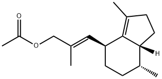 2-Propen-1-ol, 3-[(4S,7R,7aR)-2,4,5,6,7,7a-hexahydro-3,7-dimethyl-1H-inden-4-yl]-2-methyl-, 1-acetate, (2E)-