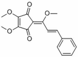 4-Cyclopentene-1,3-dione, 4,5-dimethoxy-2-[(2E)-1-methoxy-3-phenyl-2-propen-1-ylidene]-