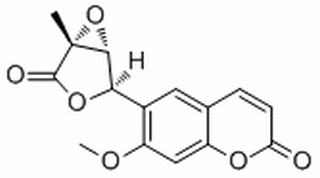 3,6-Dioxabicyclo[3.1.0]hexan-2-one,4-(7-methoxy-2-oxo-2H-1-benzopyran-6-yl)-1-methyl-, (1R,4R,5R)-rel-