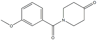 1-(3-methoxybenzoyl)piperidin-4-one